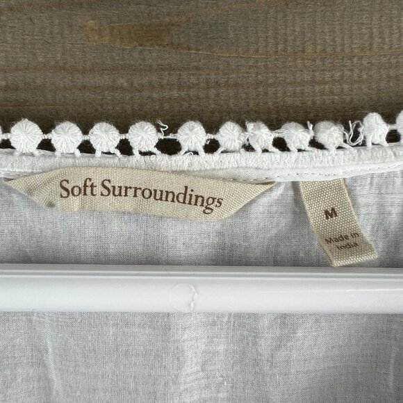 Soft Surroundings Seychelles Tropical Coral Reef Fish Lightweight Coverup Medium - Picture 10 of 11